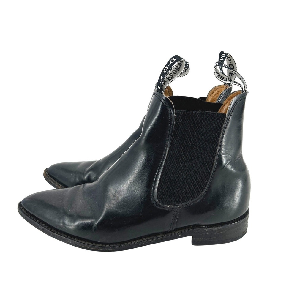 John Fluevog Chelsea Boots Vintage Don't Delay Fluevog Today DDFT Mod Rocker